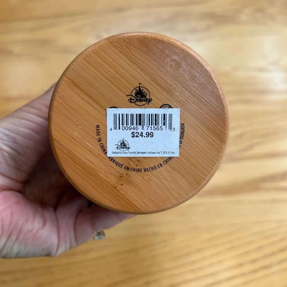 2022 Disney Parks Pandora World Of Avatar‎ Water Bottle Tumbler Faux Bamboo